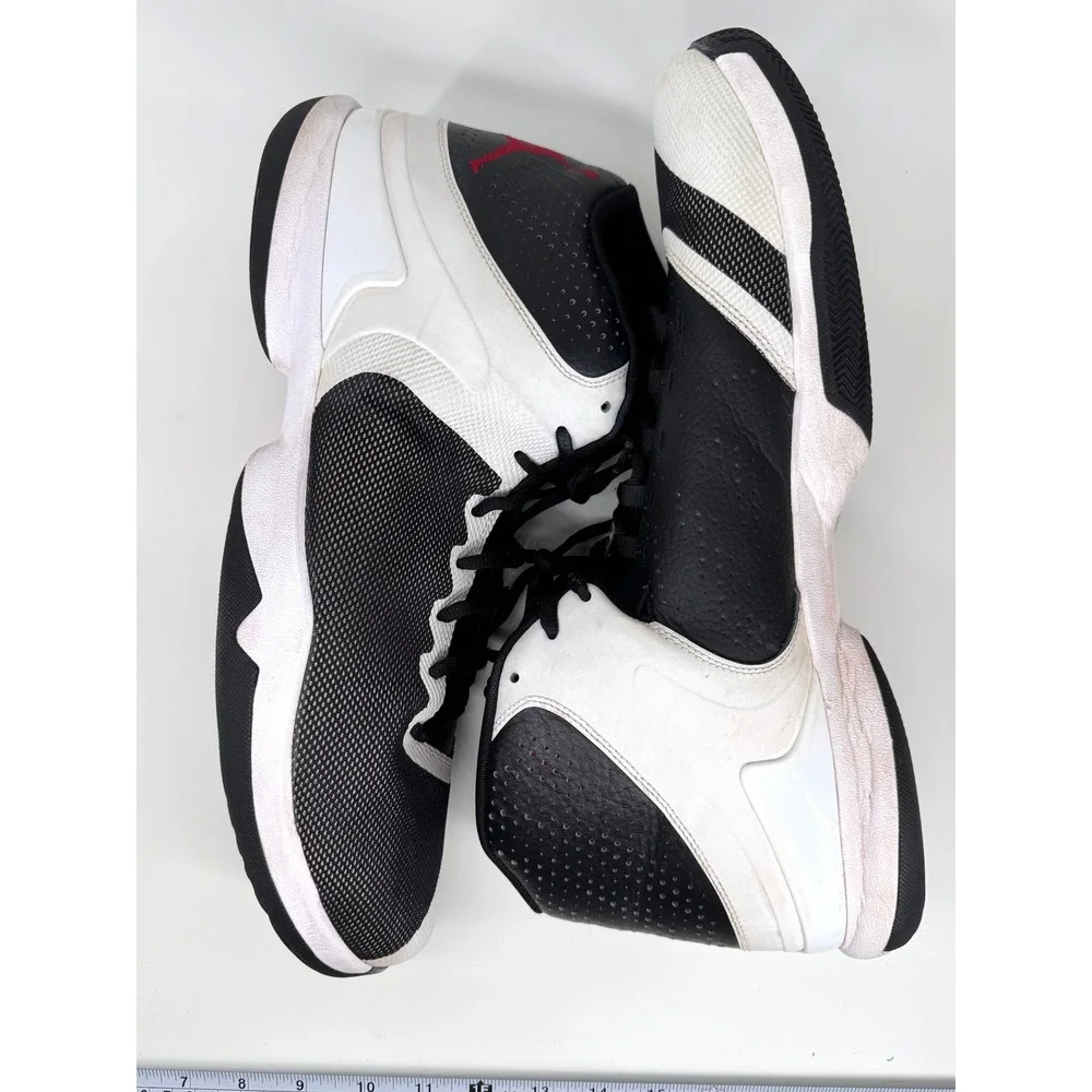 Jordan Rising High Basketball Shoes Mens 17 Black White 819163-002